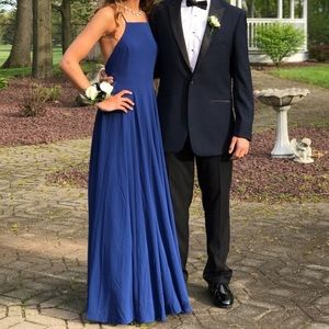 Lulu’s Navy Blue Prom Dress